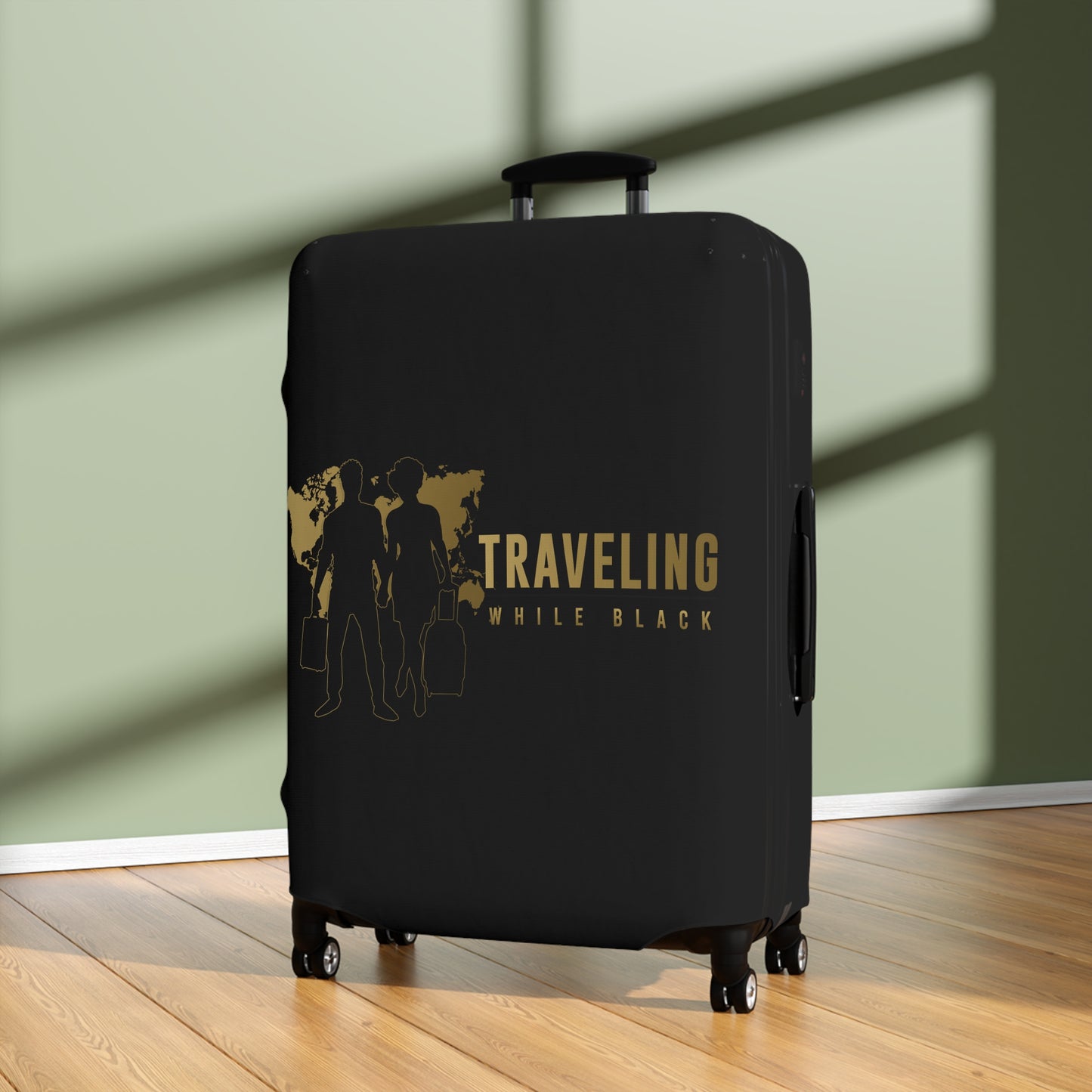 Black Luggage Cover
